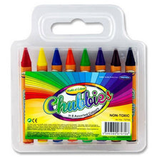 World Of Colour Box Of 8 Super Jumbo Chubby Crayons - ABC School Supplies