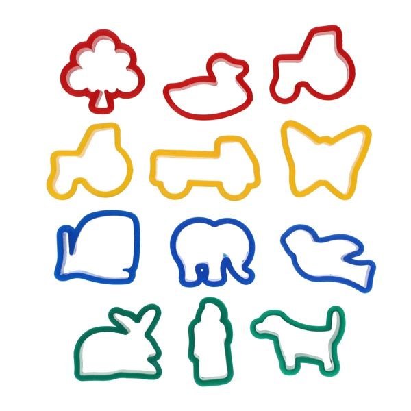 World Of Colour Clay Cutters - Animation Pack Of 12 - ABC School Supplies
