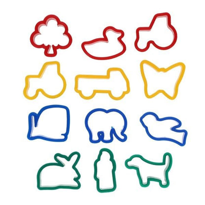 World Of Colour Clay Cutters - Animation Pack Of 12 - ABC School Supplies
