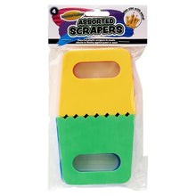 World Of Colour Paint And Sand Scrapers Set Of 4 - ABC School Supplies