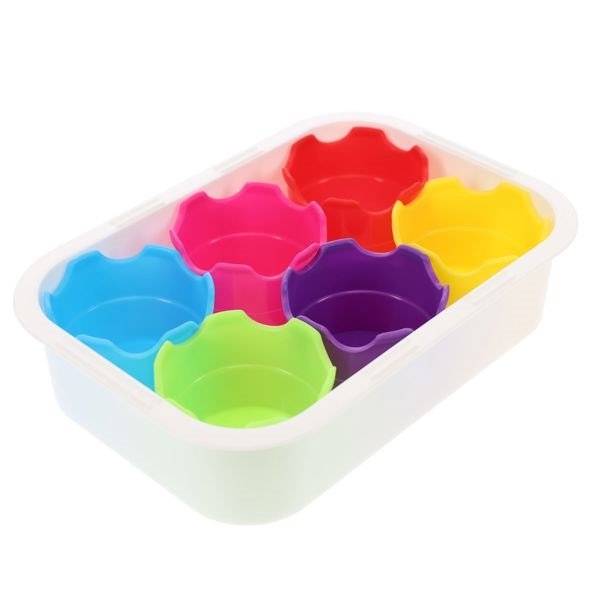 **World of Colour Paint Pot Trays Set of 6 - ABC School Supplies