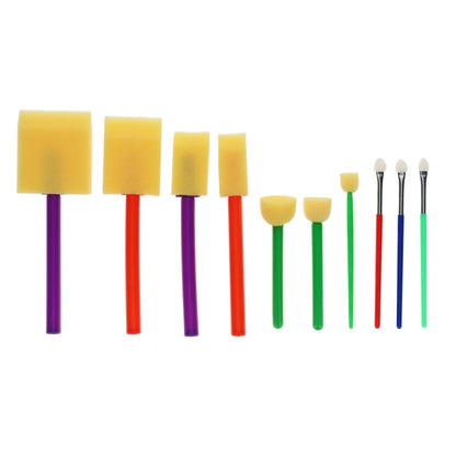 World Of Colour Sponge Dabbers Paintbrushes Tube Of 10 - ABC School Supplies