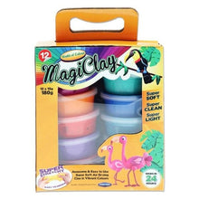 World Of Colour Super Stretchy Magiclay 12X15G Tubs - ABC School Supplies