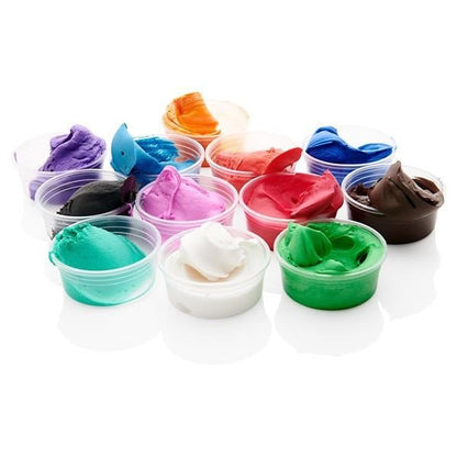 World Of Colour Super Stretchy Magiclay 12X15G Tubs - ABC School Supplies