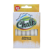 World of Colour White Chalk Pack of 12 - ABC School Supplies