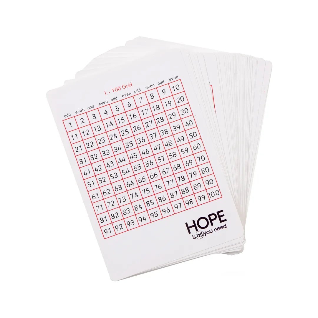 Write-On/Wipe-Off 100 Squares - Pack Of 35 - ABC School Supplies