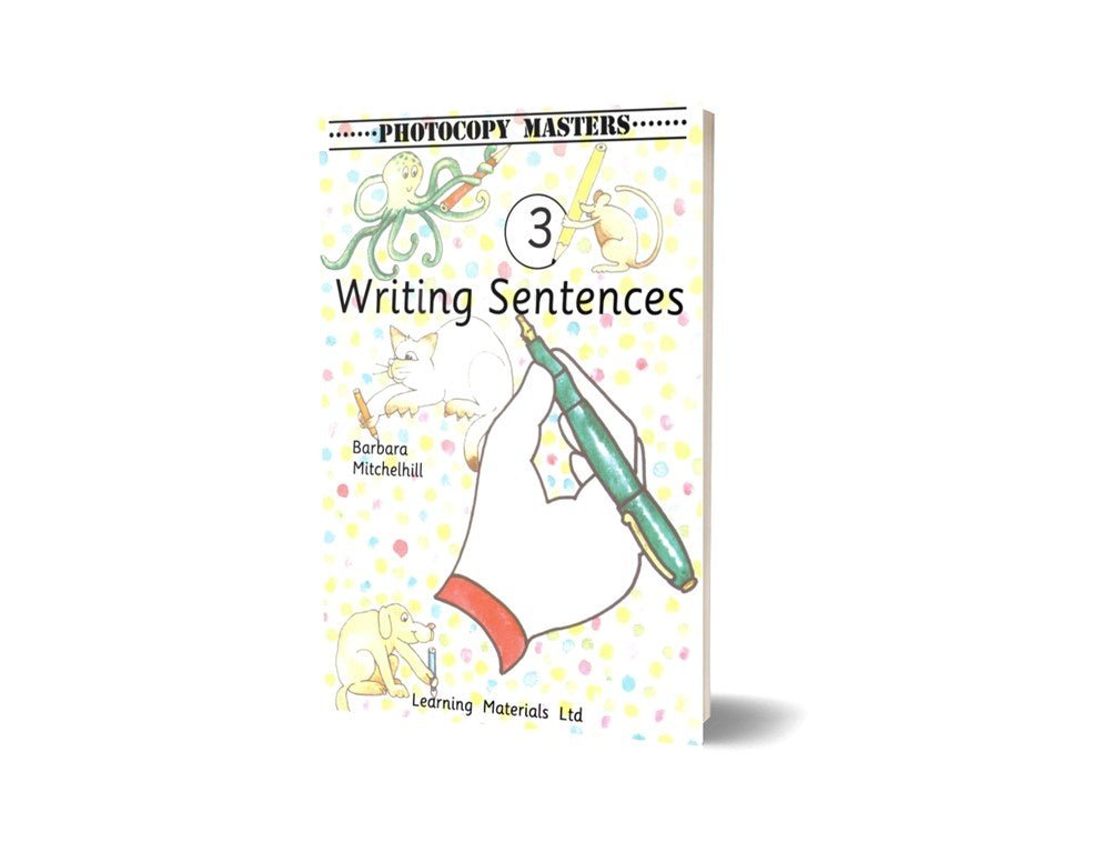 Writing Sentences: Book 3 - ABC School Supplies