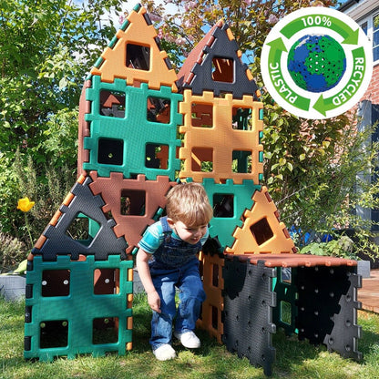 Xl Polydron Natural - Set 3 - ABC School Supplies